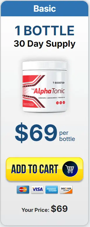 AlphaTonic 1 bottle order